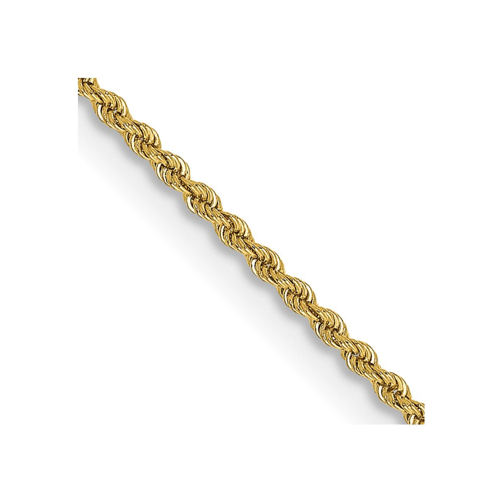 14k Yellow Gold 2 mm Regular Rope with Lobster Clasp Chain (4.35 grams)