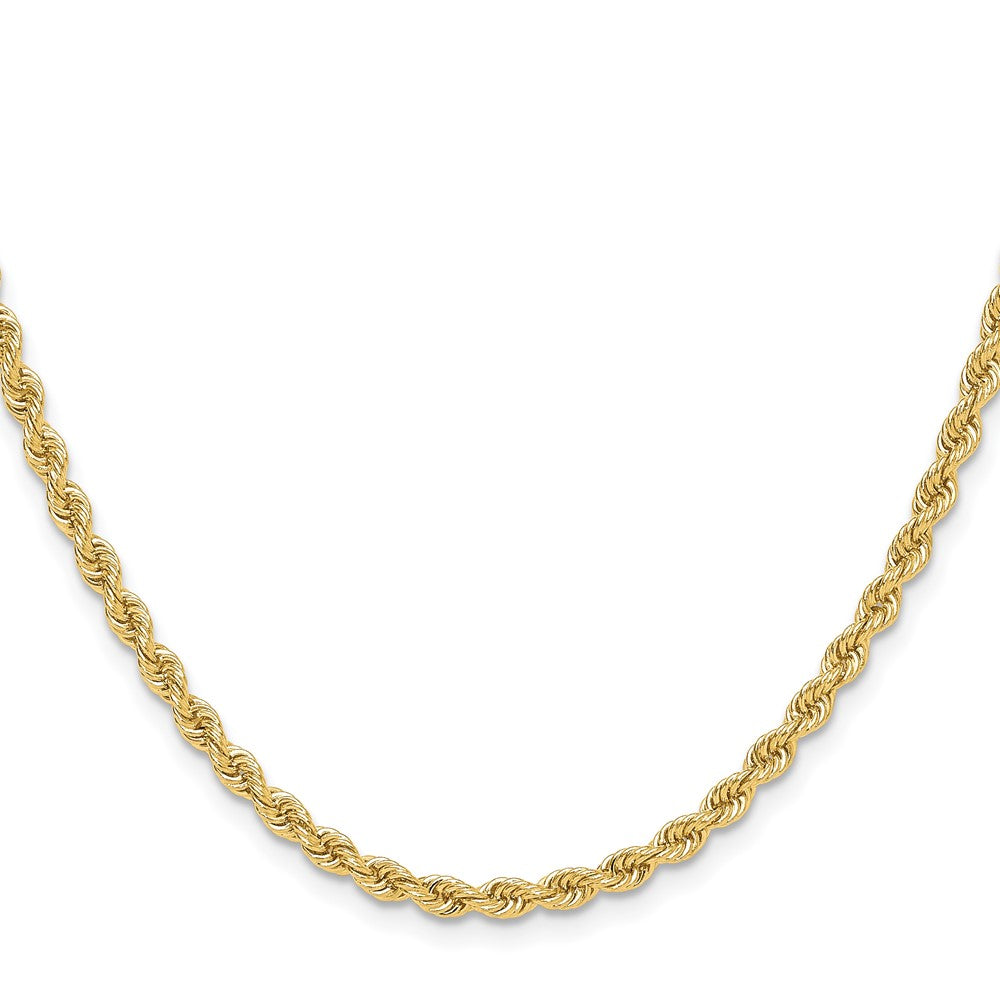 14k Yellow Gold 3.4 mm Regular Rope Chain (16.61 grams)