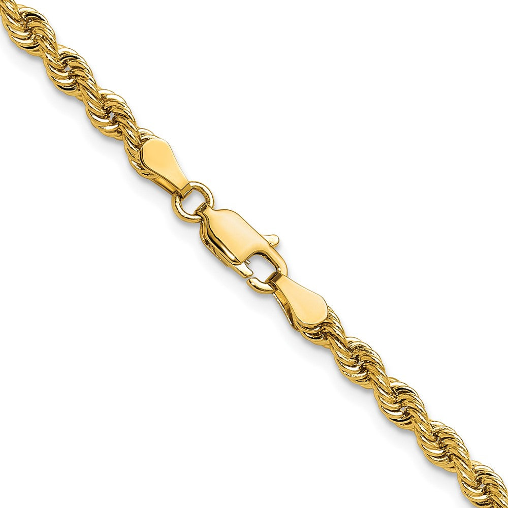 14k Yellow Gold 3.4 mm Regular Rope Chain (16.61 grams)