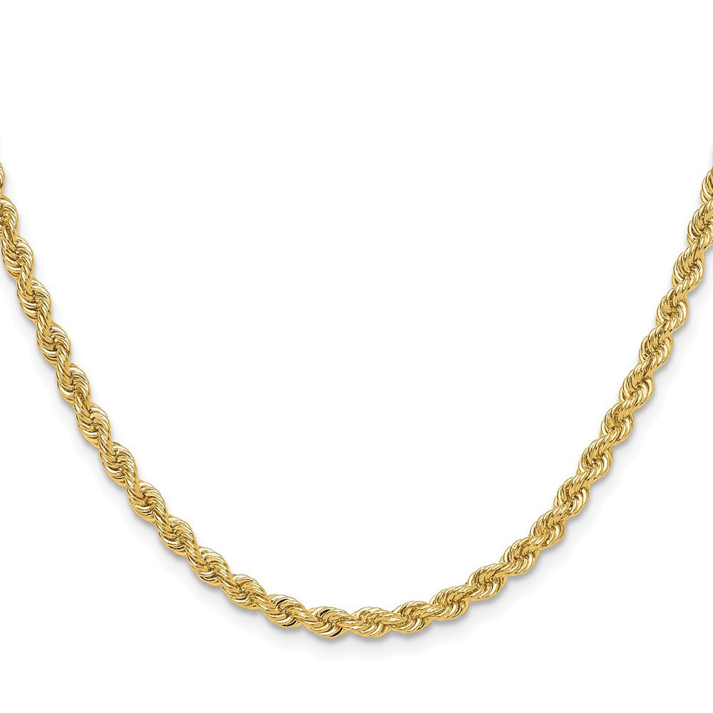 14k Yellow Gold 3.8 mm Regular Rope Chain (20.12 grams)