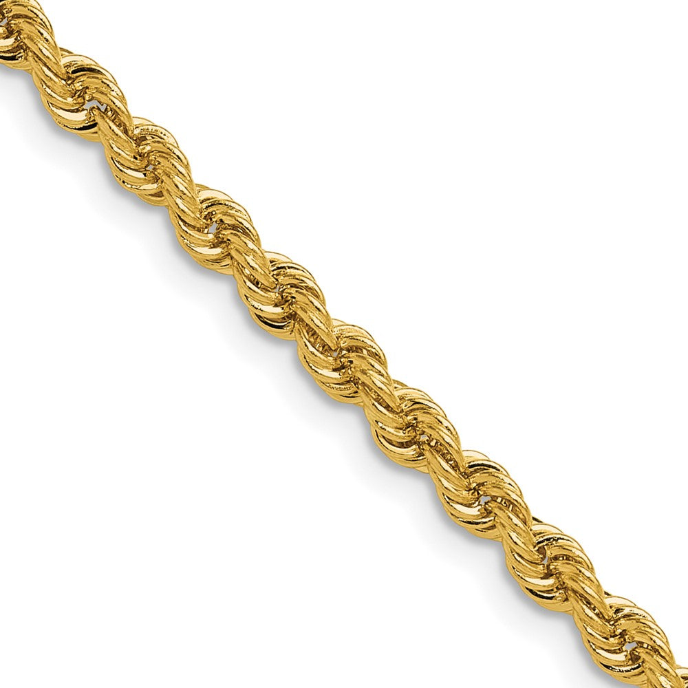 14k Yellow Gold 3.8 mm Regular Rope Chain (20.12 grams)