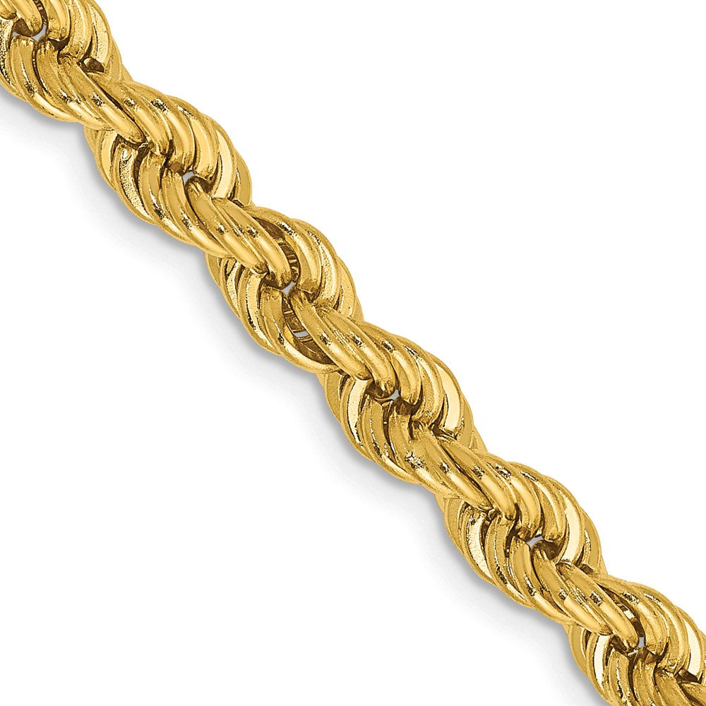 14k Yellow Gold 5 mm Regular Rope with Lobster Clasp Chain (33 grams)