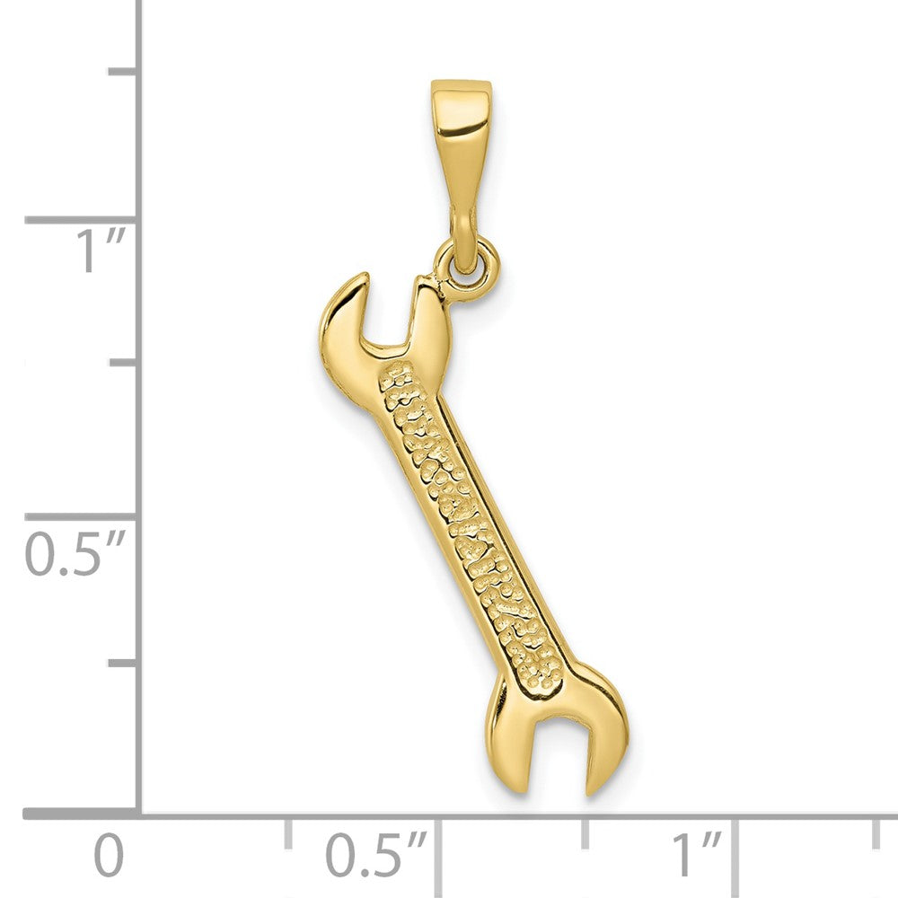 10k Yellow Gold 4 mm Wrench Charm (1.04 grams)
