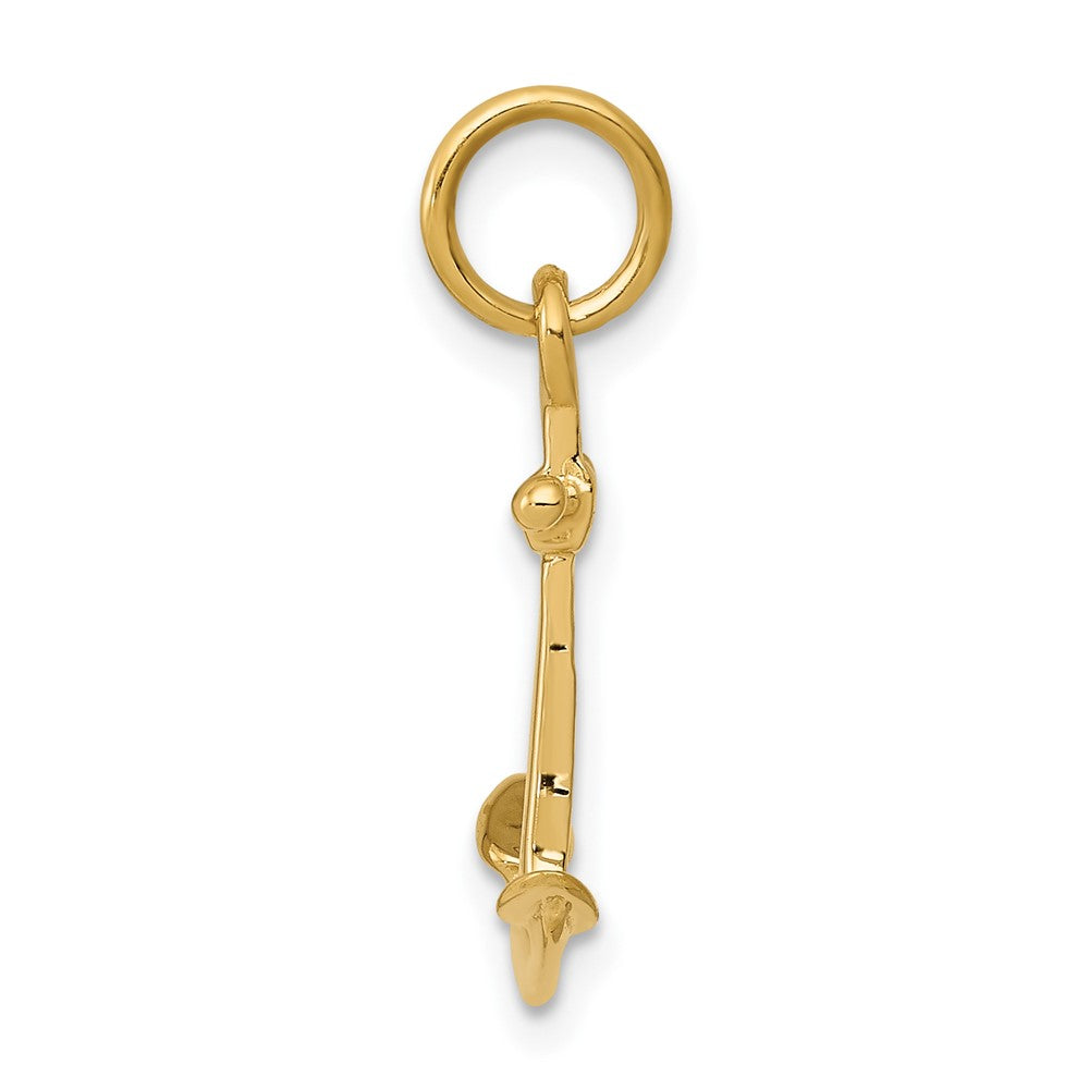 10k Yellow Gold 15 mm Anchor Charm (0.54 grams)