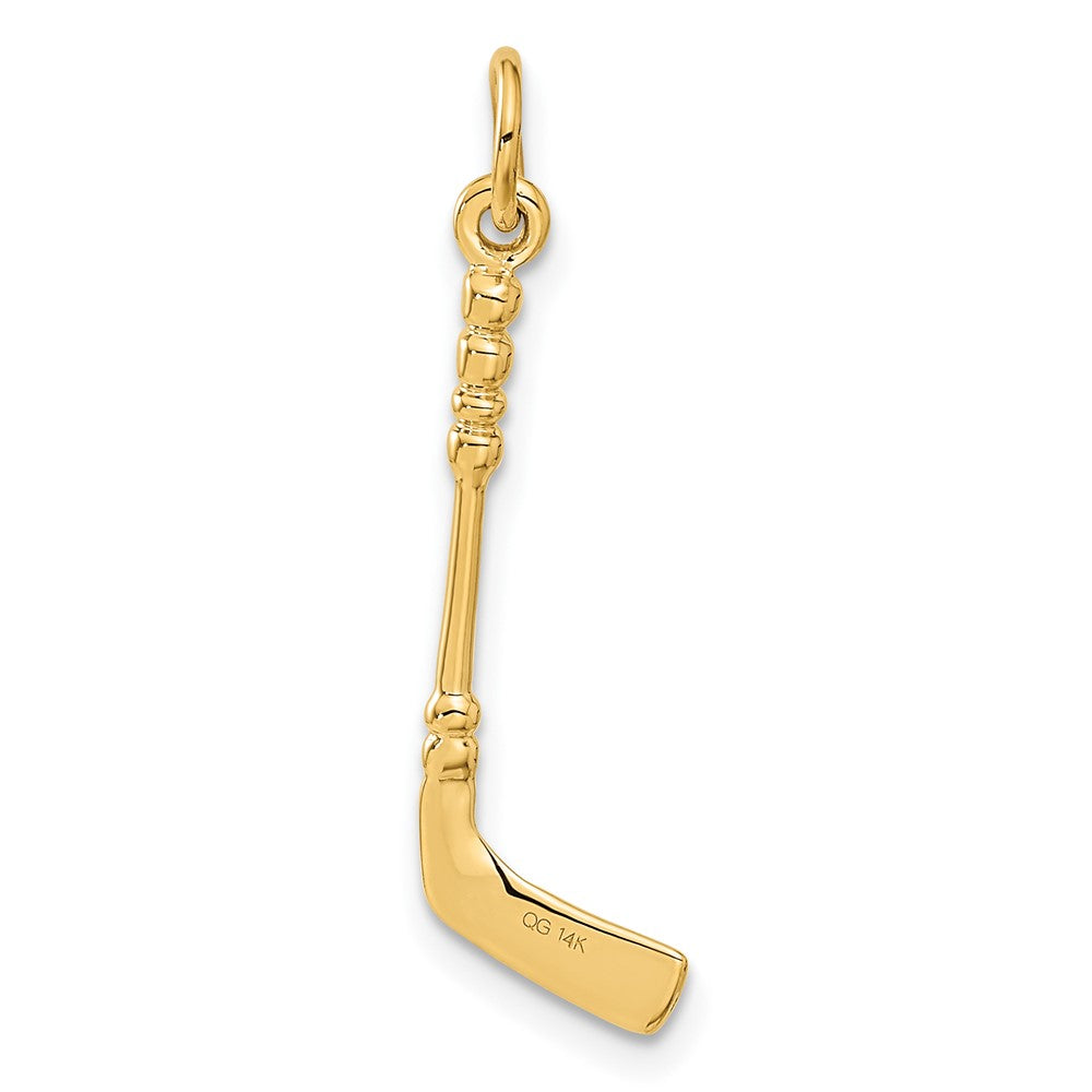 10k Yellow Gold 9 mm with Enamel Charm (0.68 grams)