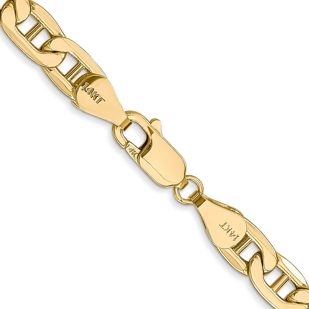 10k Yellow Gold 5.5 mm Semi-Solid Anchor Chain (10.07 grams)