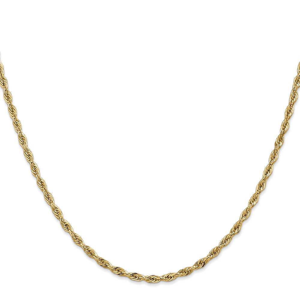 10k Yellow Gold 2.8 mm Semi-Solid Rope Chain (2.17 grams)