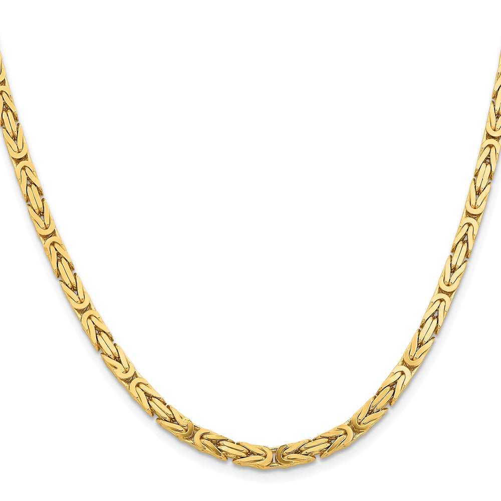 10k Yellow Gold 4 mm Byzantine Chain (46.78 grams)