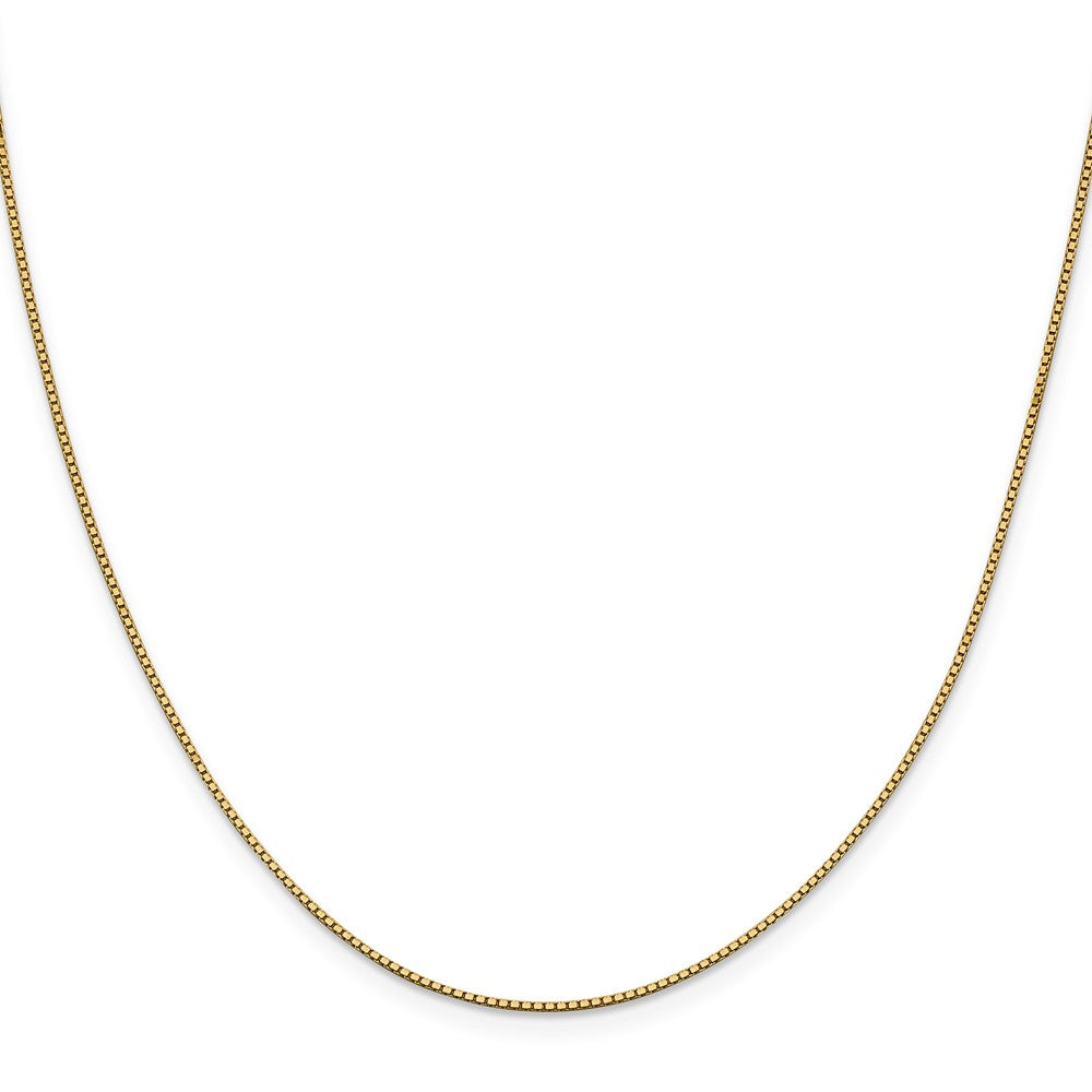 10k Yellow Gold 0.95 mm Box Chain (2.29 grams)