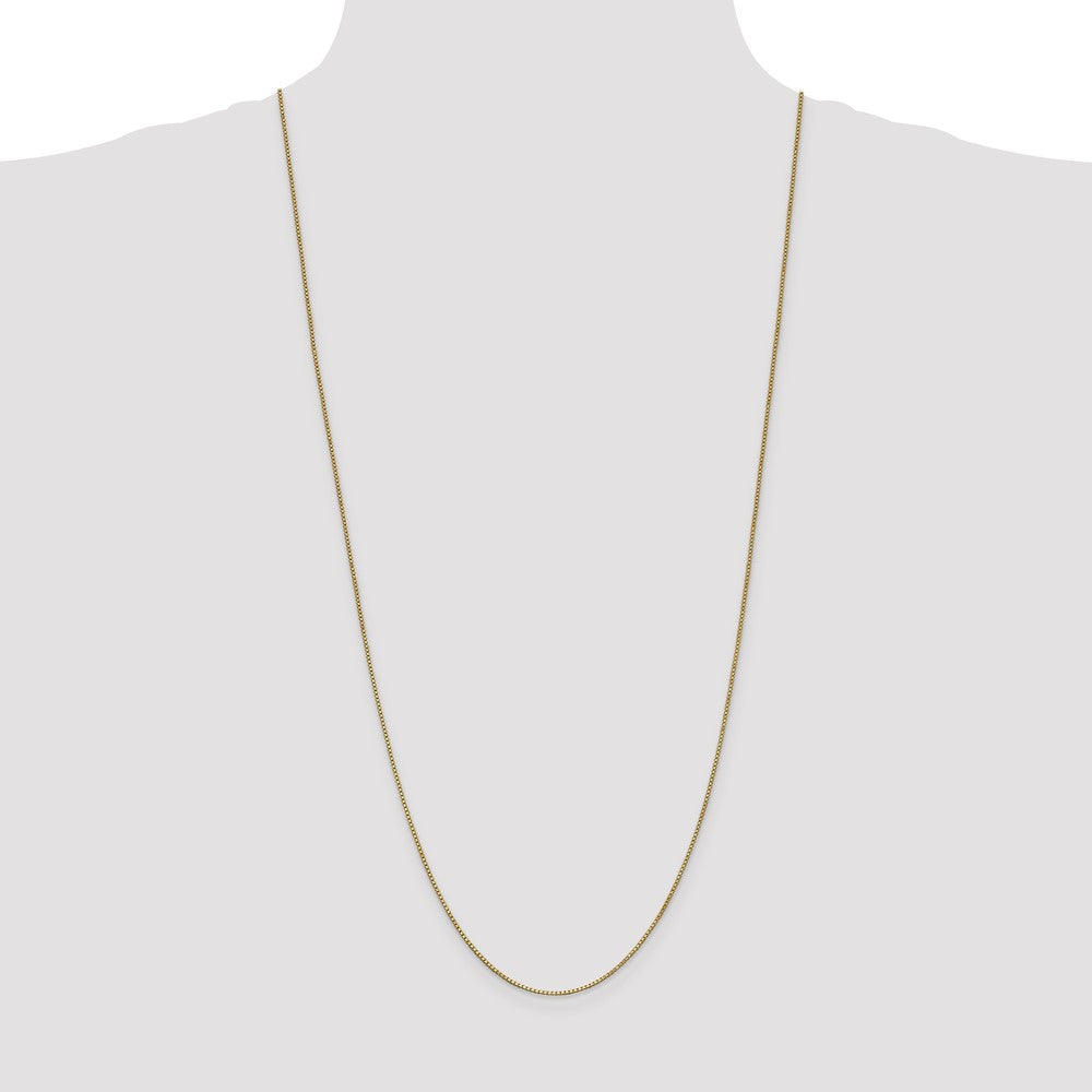 10k Yellow Gold 1 mm Box Chain (2.49 grams)