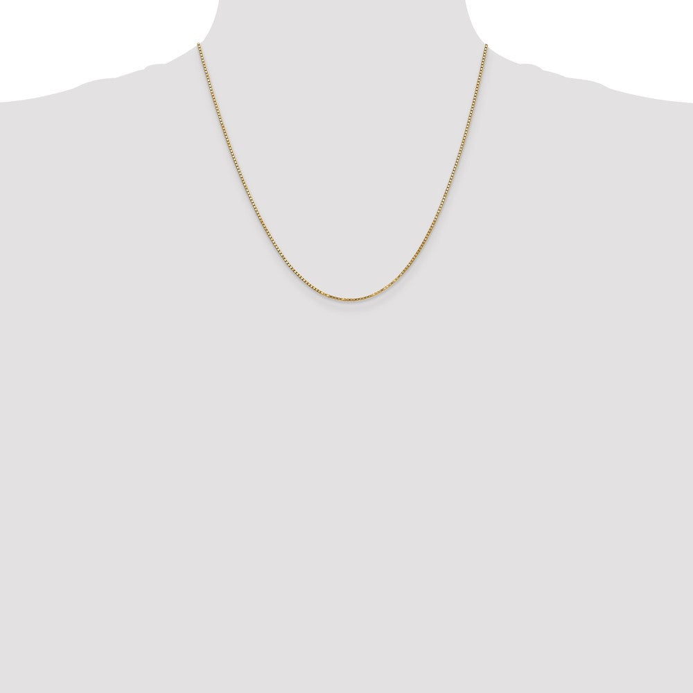 10k Yellow Gold 1.3 mm Box Chain (3.84 grams)