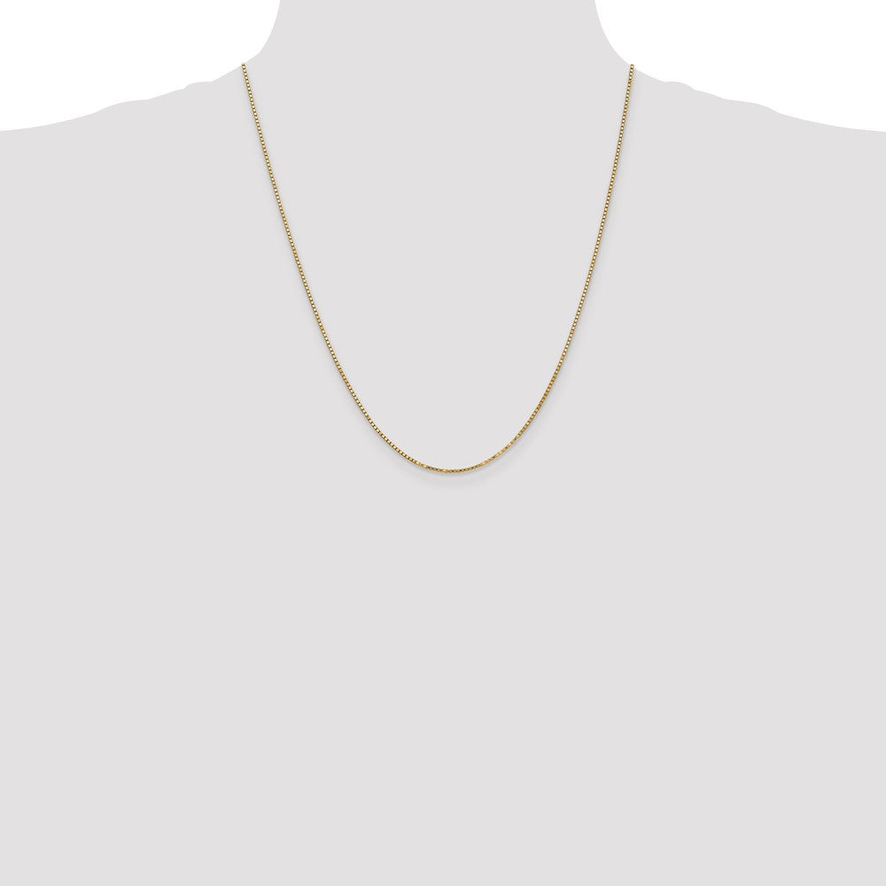 10k Yellow Gold 1.3 mm Box Chain (3.84 grams)