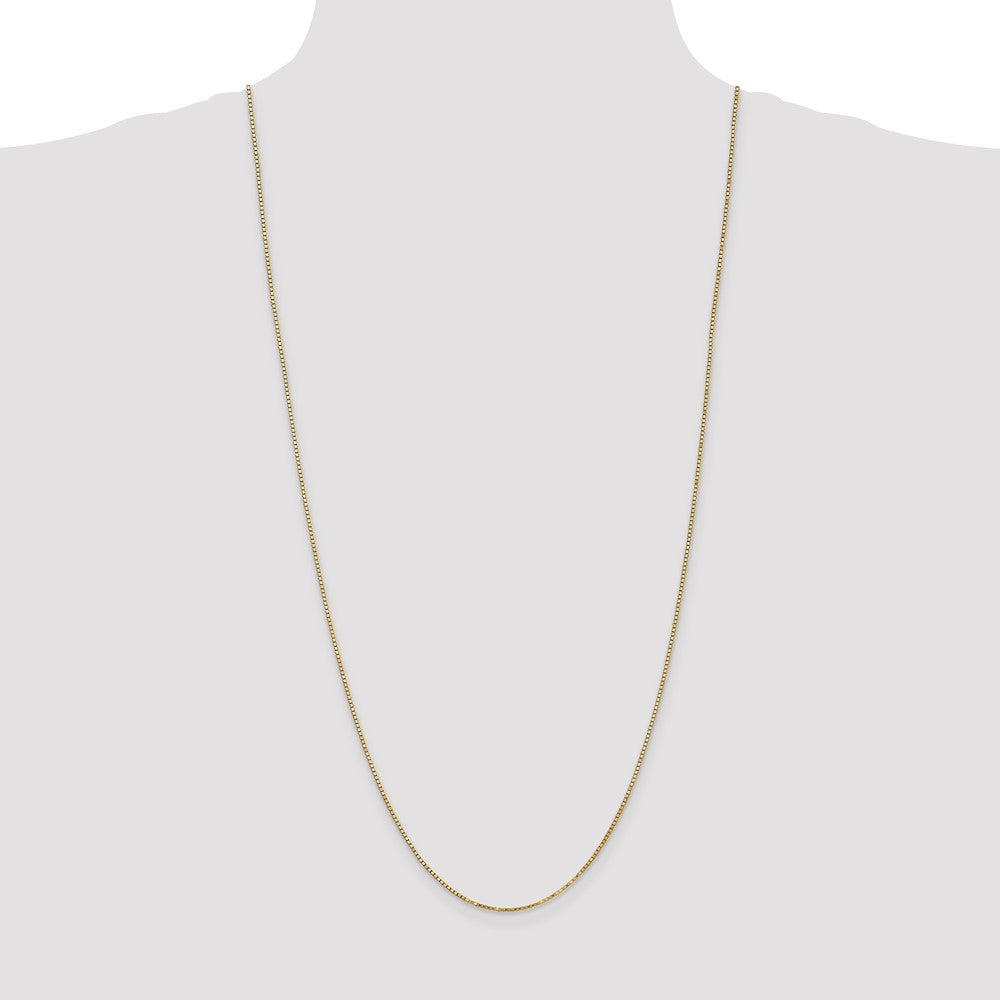 10k Yellow Gold 1.3 mm Box Chain (3.84 grams)