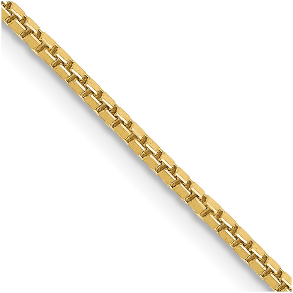 10k Yellow Gold 1.3 mm Box Chain (3.84 grams)