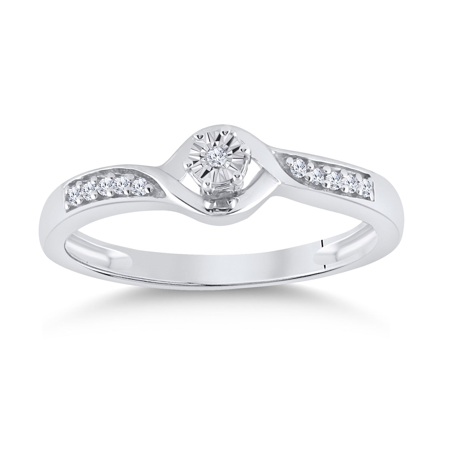 Selling 1/20 ct diamond promise ring