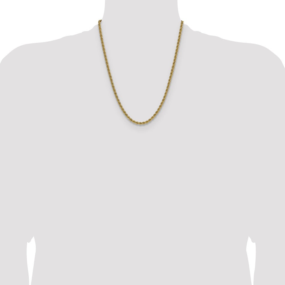 14k 4.2mm Regular Rope Chain (30.72 grams)
