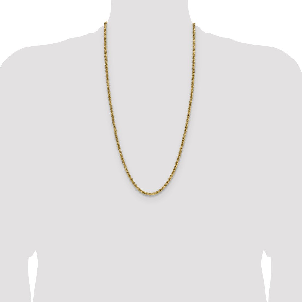 14k 4.2mm Regular Rope Chain (30.72 grams)