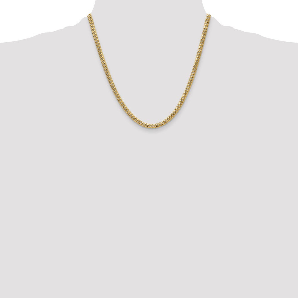 10k 4.5mm Semi-Solid Miami Cuban Chain