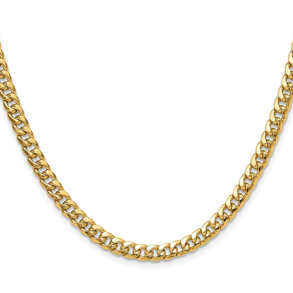 10k 5.25mm Semi-Solid Miami Cuban Chain