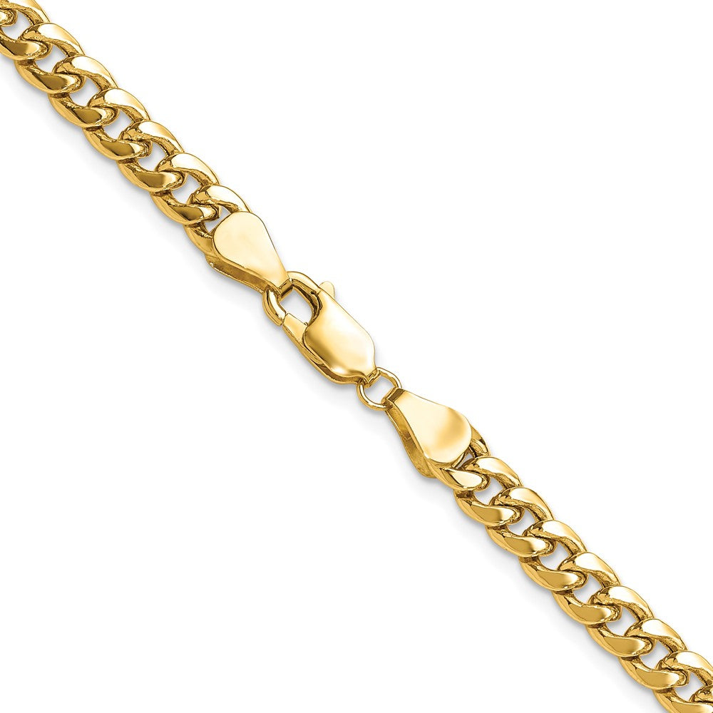 10k 5.25mm Semi-Solid Miami Cuban Chain