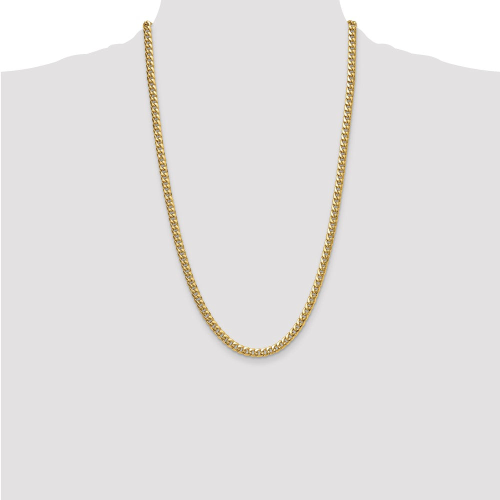 10k 5.25mm Semi-Solid Miami Cuban Chain