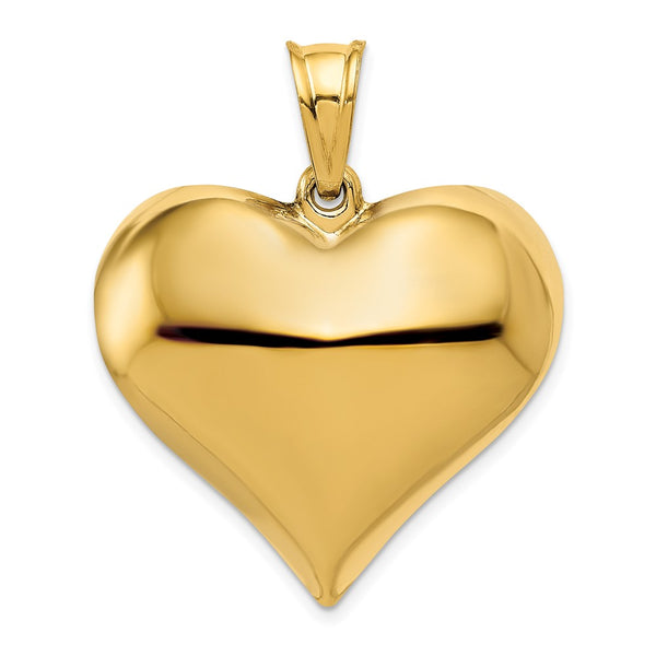 10K Yellow Gold Separable Heart Charm hotsell - 19mm x 15mm (Full Heart)