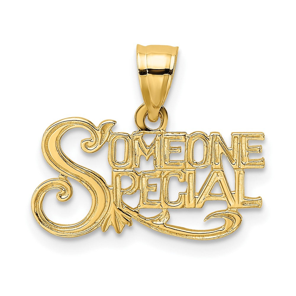 10k Yellow Gold 17.4 mm SOMEONE SPECIAL Charm (0.58 grams)