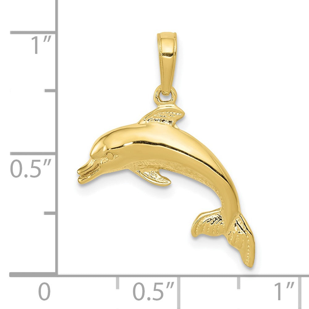 10k Yellow Gold 19 mm ng Pendant (1.19 grams)