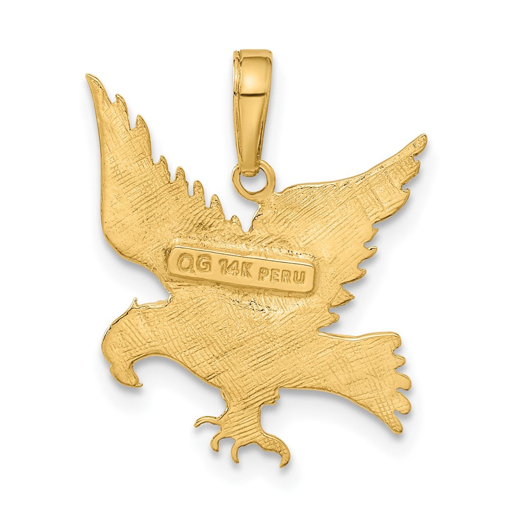 10k Yellow Gold 19 mm Eagle Pendant (1.28 grams)