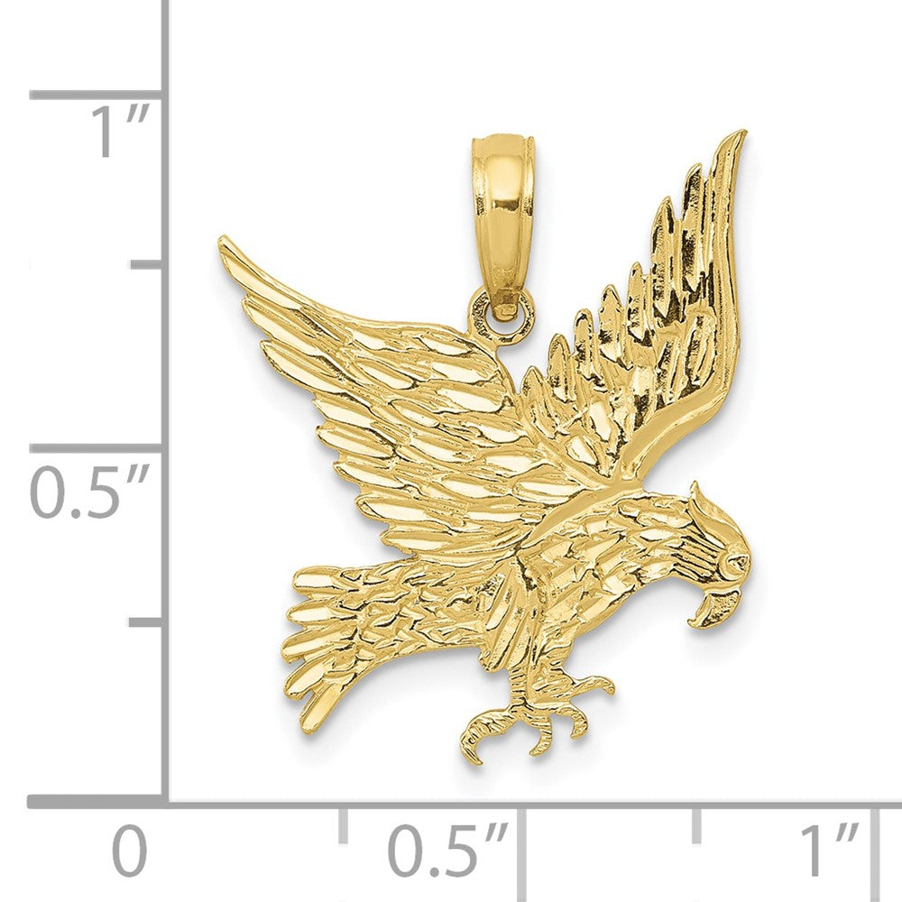 10k Yellow Gold 19 mm Eagle Pendant (1.28 grams)