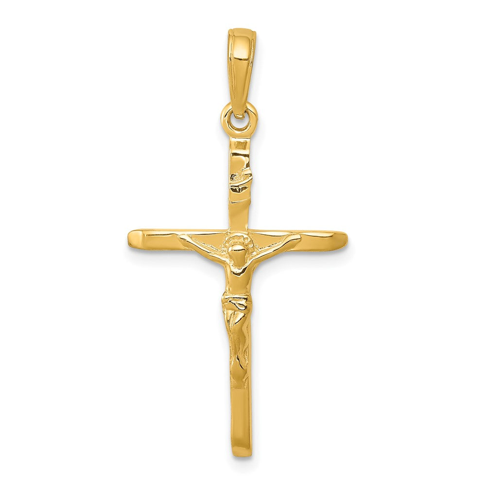 10k Yellow Gold 19 mm Jesus Crucifix Pendant (1.4 grams)