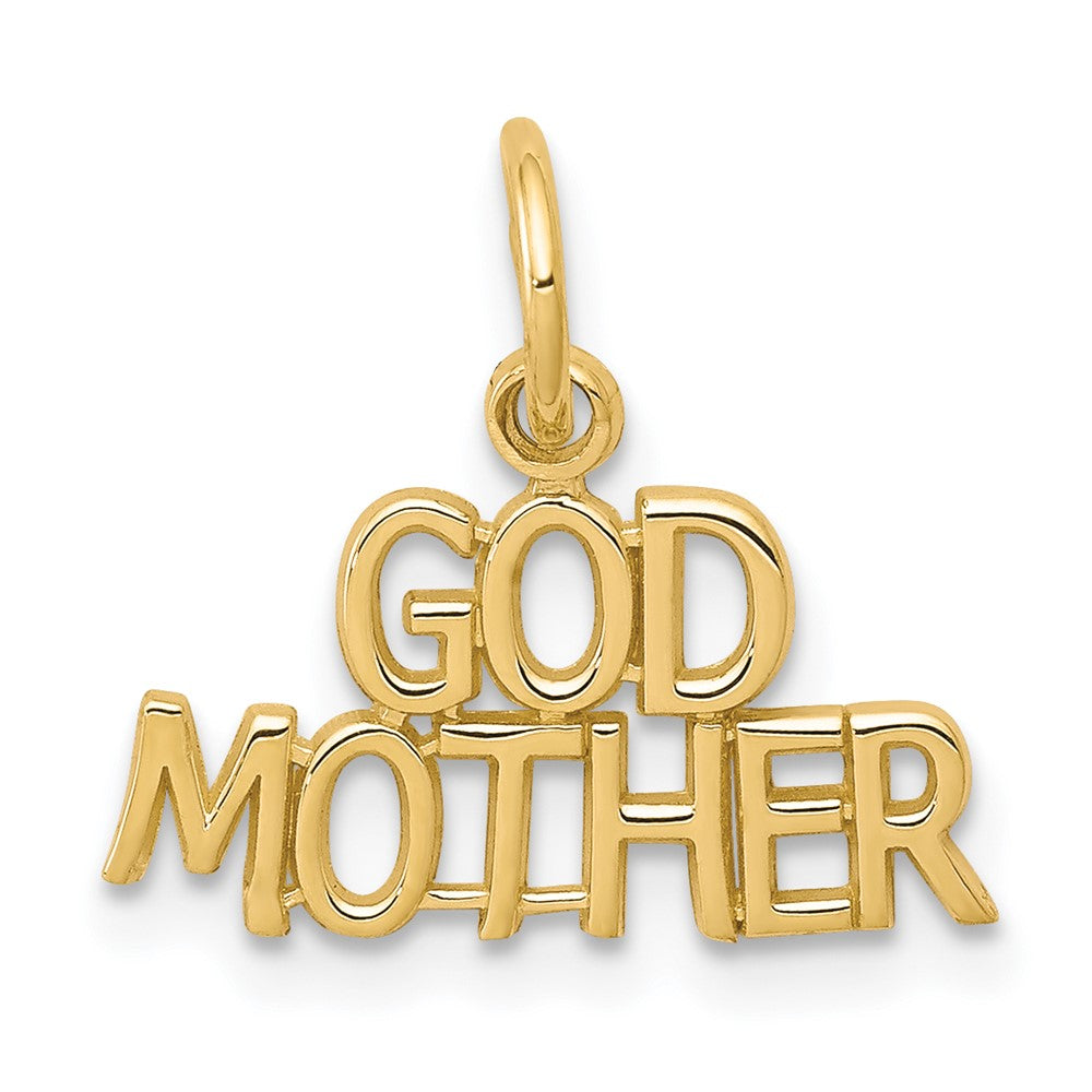 10k Yellow Gold 16 mm GODMOTHER Charm (0.5 grams)