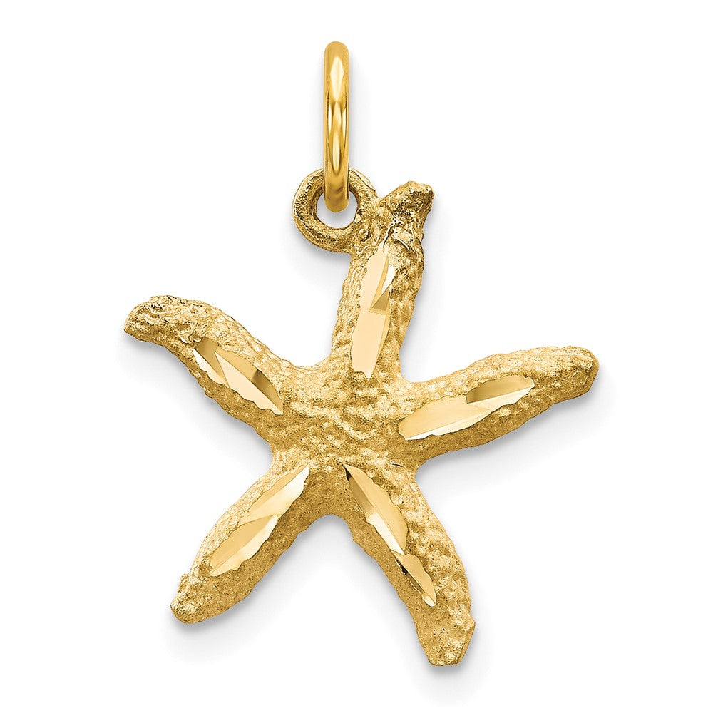 10k Yellow Gold 16 mm Starfish Charm (1.79 grams)