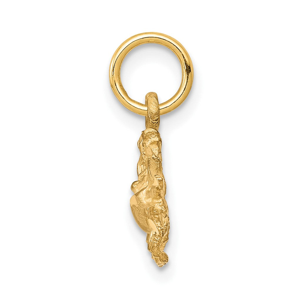 10k Yellow Gold 11 mm Crab Charm (0.85 grams)