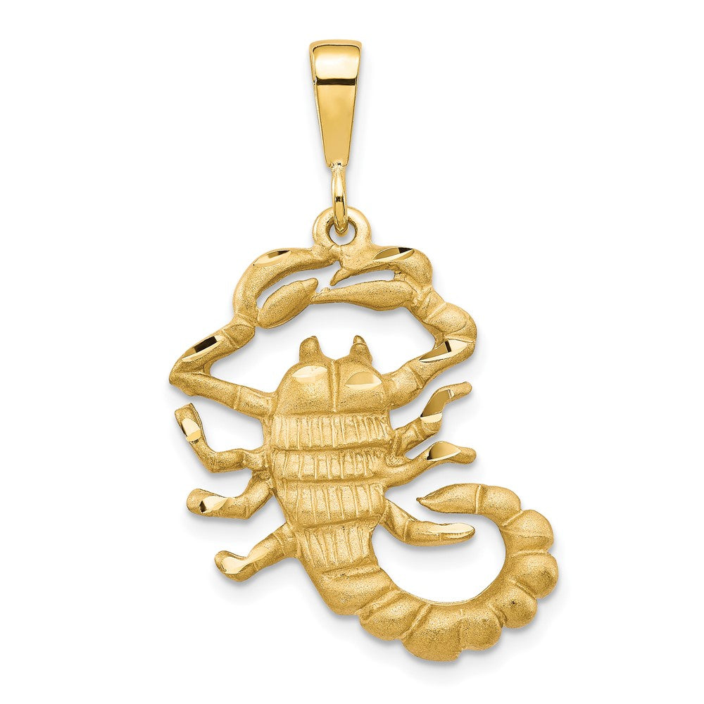 10k Yellow Gold 20 mm Scorpion Charm (3.53 grams)