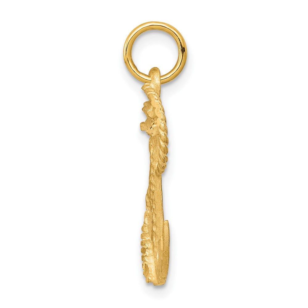 10k Yellow Gold 16 mm Anchor Charm (0.99 grams)