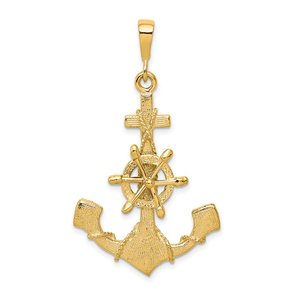 10k Yellow Gold 26 mm Anchor Charm (3.71 grams)