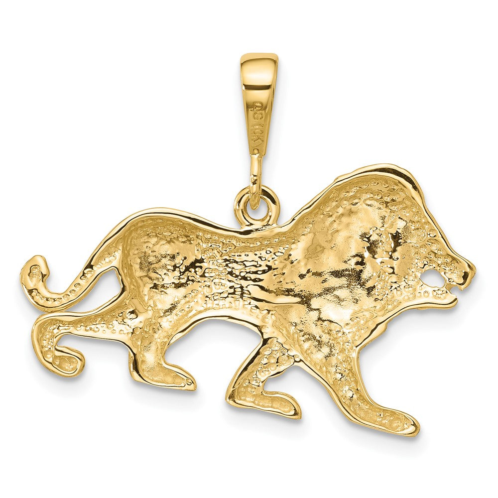 10k Yellow Gold 31 mm Lion Charm (3.09 grams)