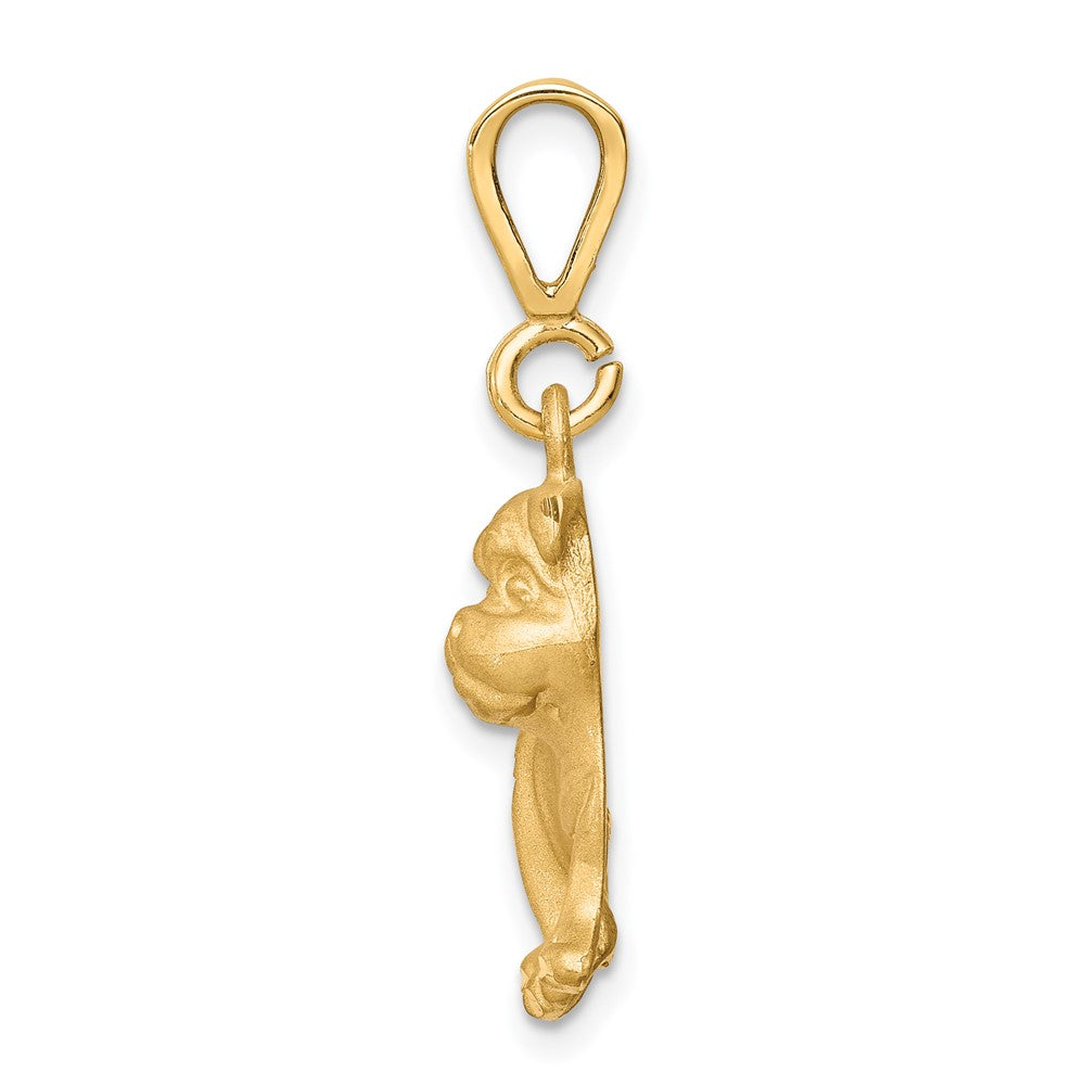 10k Yellow Gold 27 mm Dog Charm (2.47 grams)