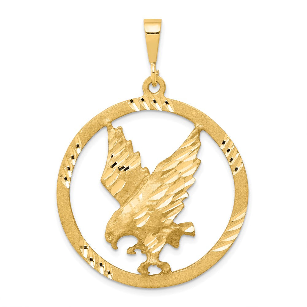 10k Yellow Gold 31 mm Eagle Charm (4.66 grams)