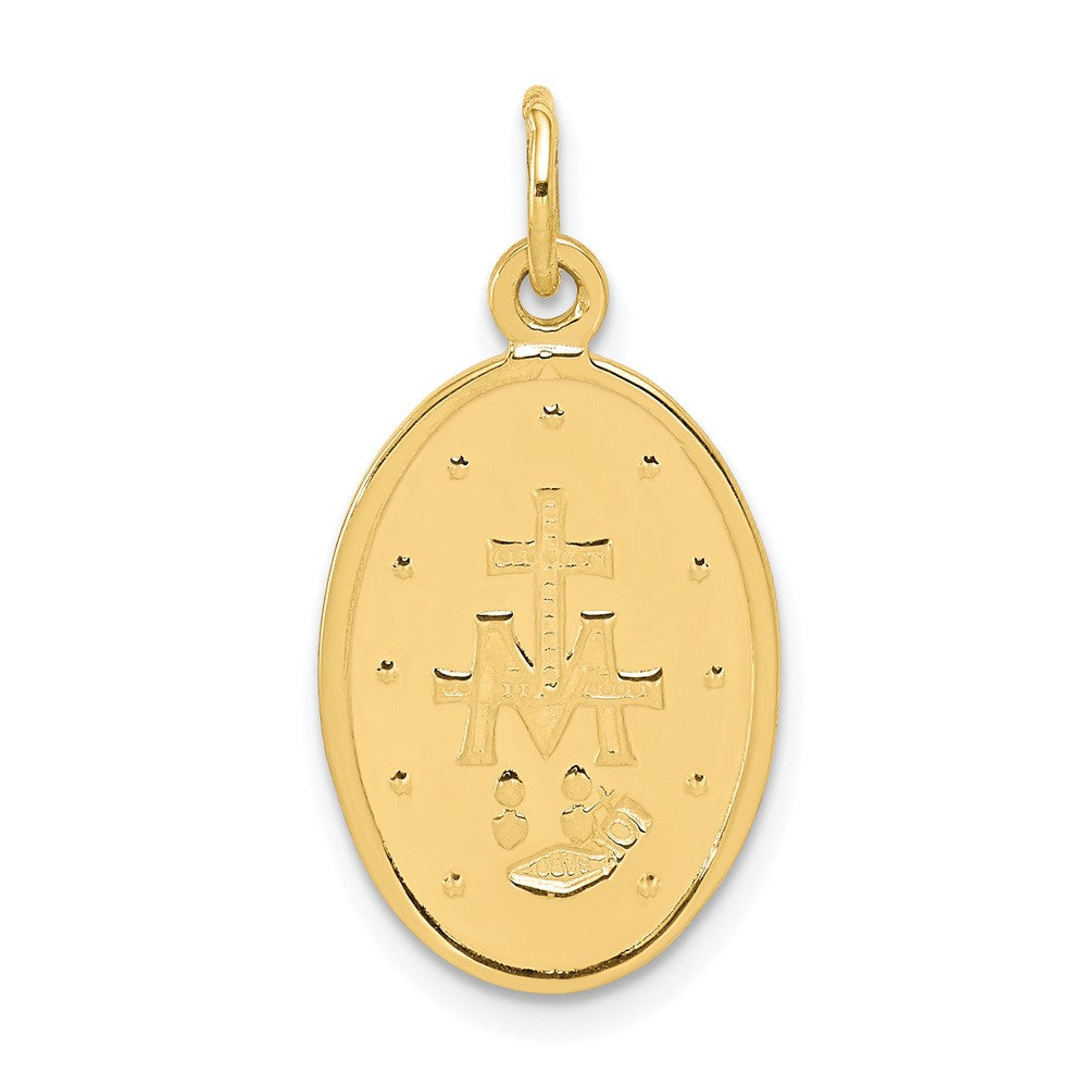 10k Yellow Gold 11 mm Miraculous Medal (1.89 grams)