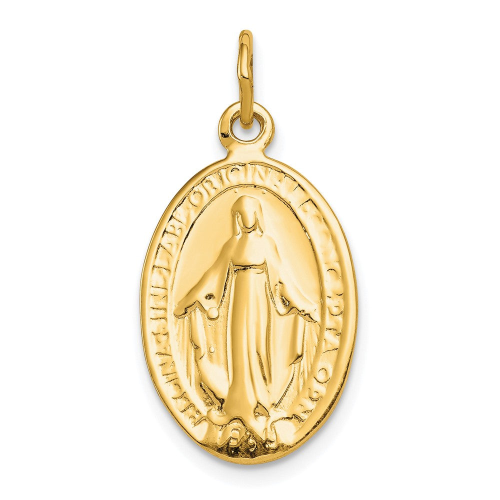 10k Yellow Gold 11 mm Miraculous Medal (1.89 grams)