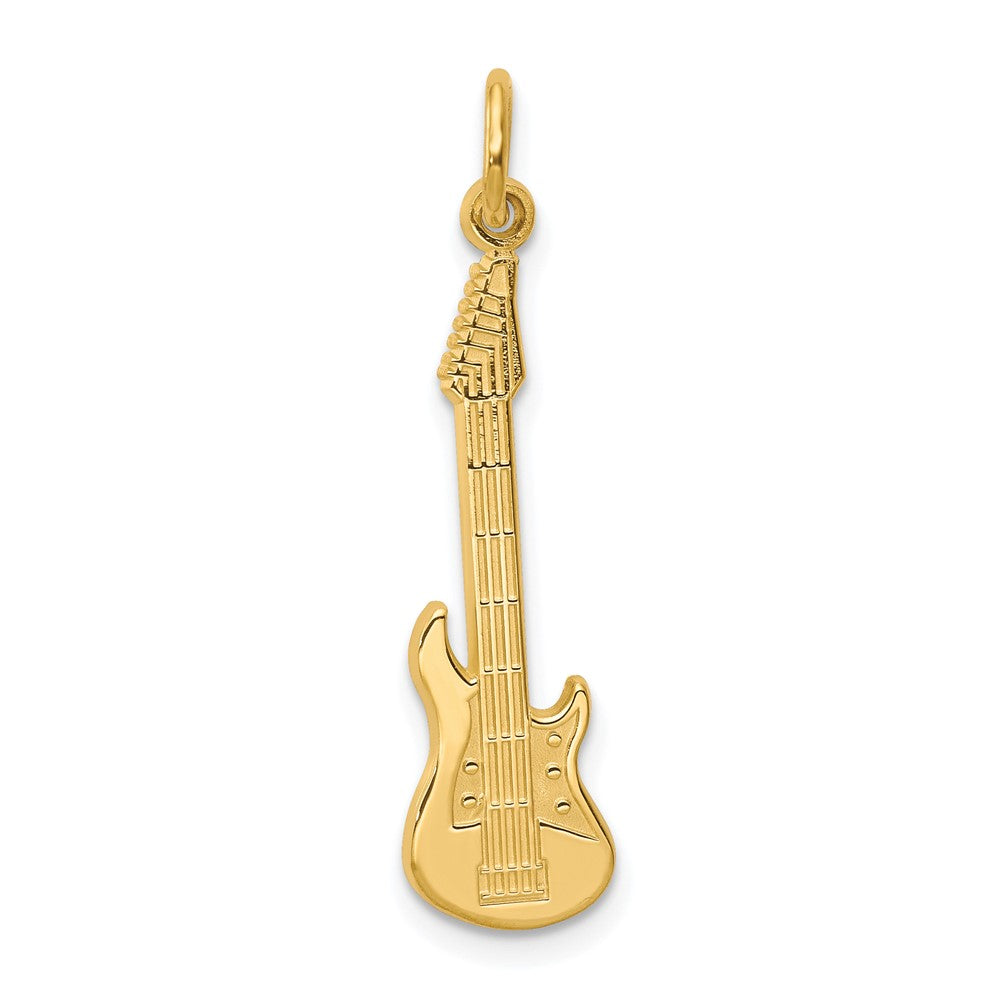 10k Yellow Gold 11 mm Guitar Charm (0.79 grams)