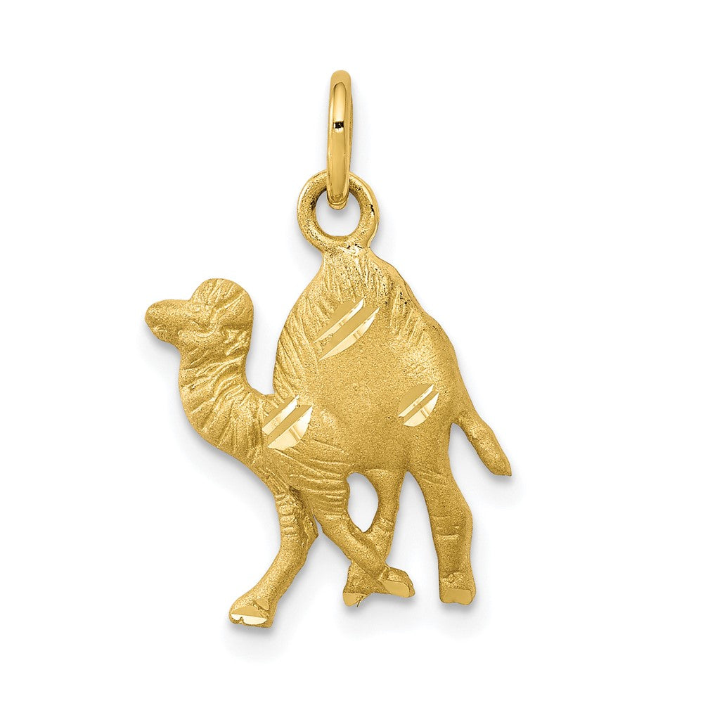 10k Yellow Gold 11 mm Camel Charm (0.96 grams)