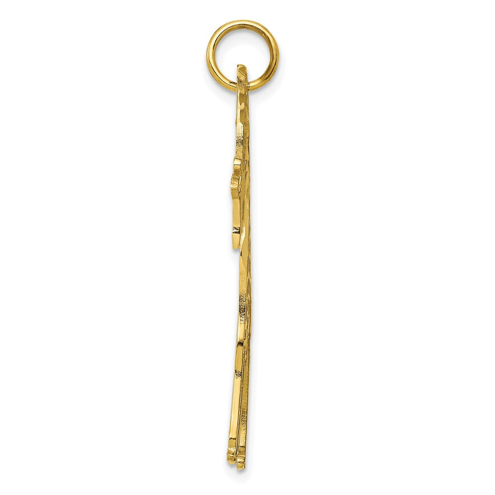 10k Yellow Gold 23 mm Giraffe Charm (2.02 grams)