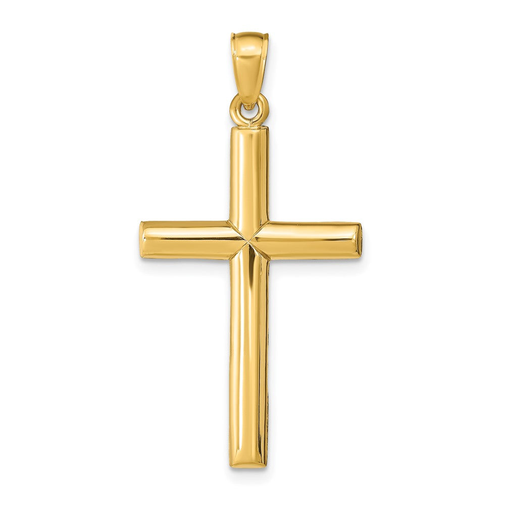 10k Yellow Gold 18.5 mm Cross Pendant (2.05 grams)