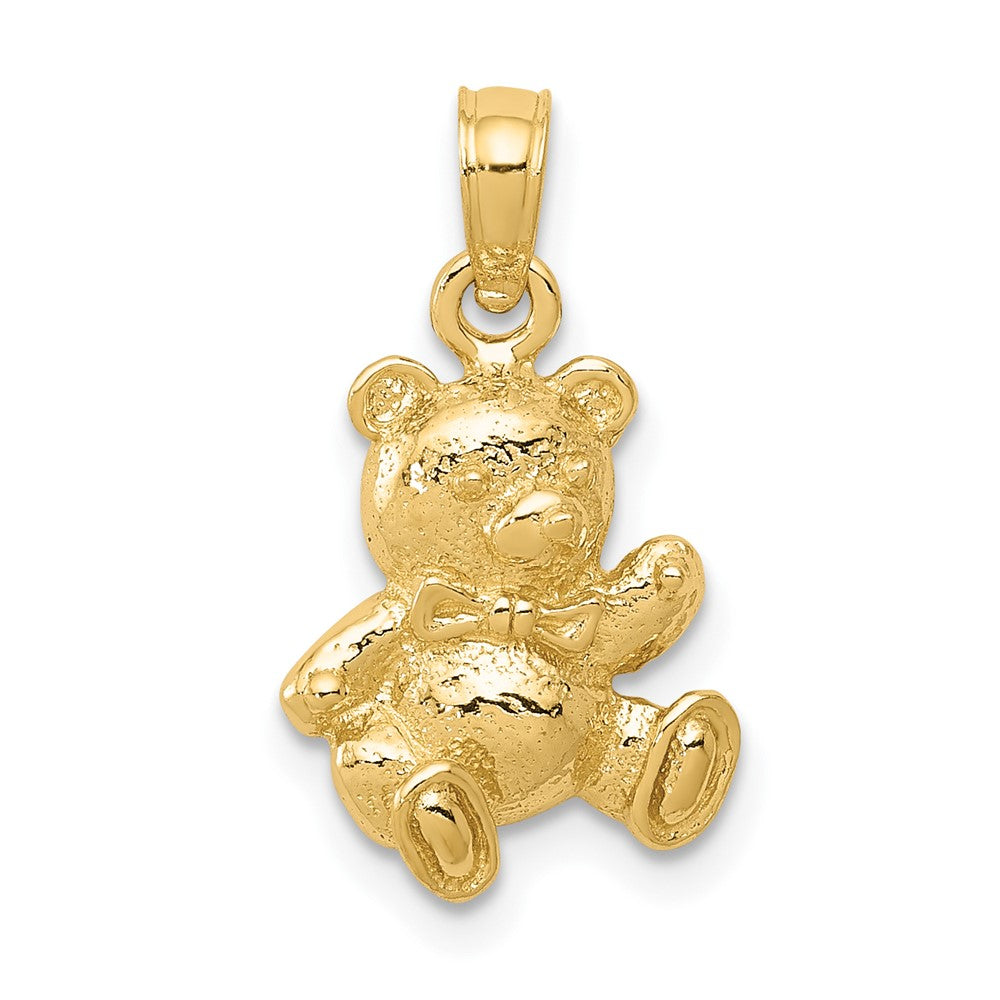 10k Yellow Gold 11 mm Teddy Bear Charm (1.18 grams)