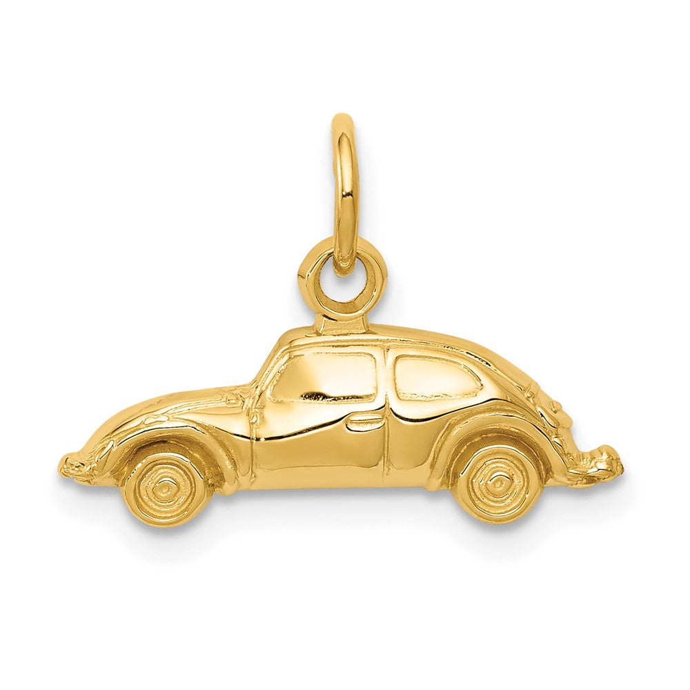 10k Yellow Gold 20 mm Car Charm (0.71 grams)