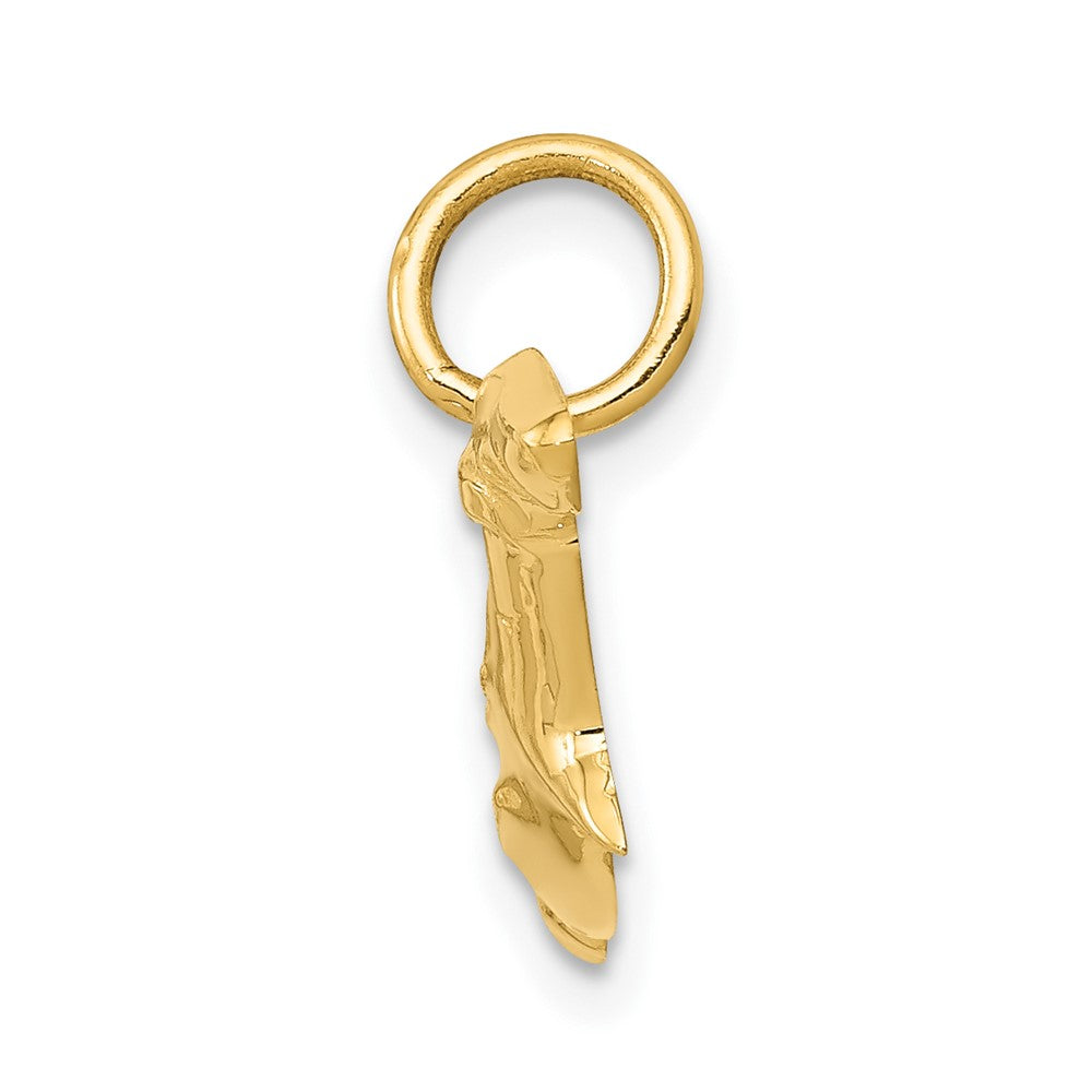 10k Yellow Gold 25 mm rhead Shark Charm (0.83 grams)