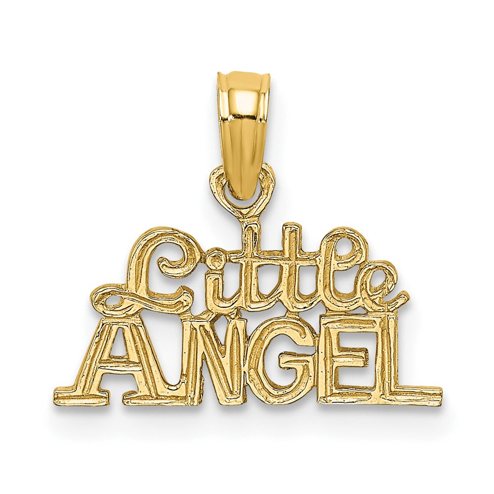 10k Yellow Gold 15 mm LITTLE ANGEL Charm (0.45 grams)